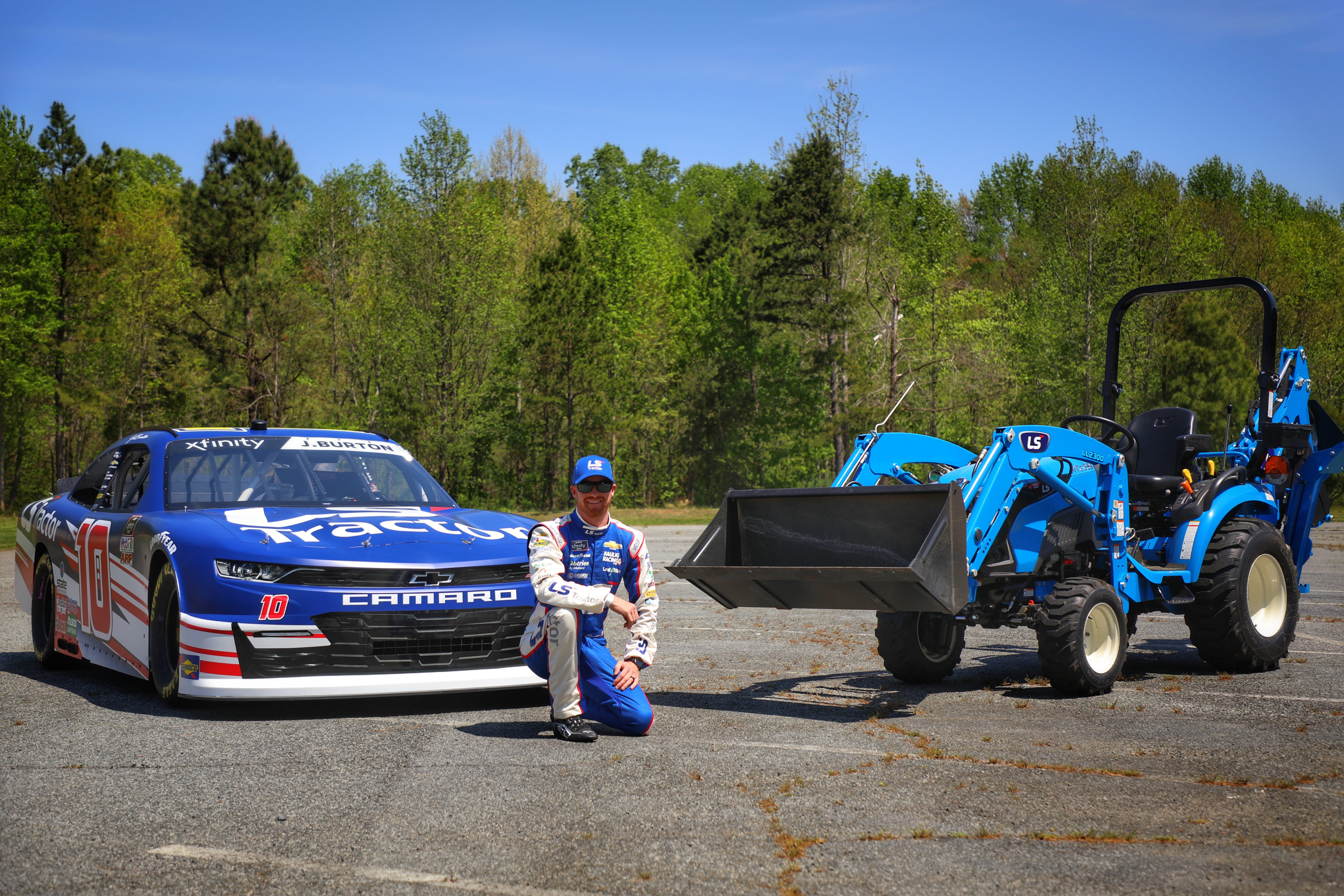 LS Tractor with racecar