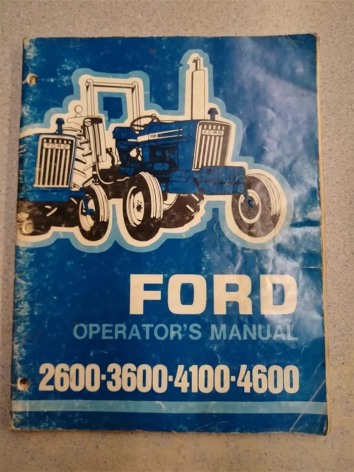 Ford 2600,3600,4100 & 4600 Operators Manual