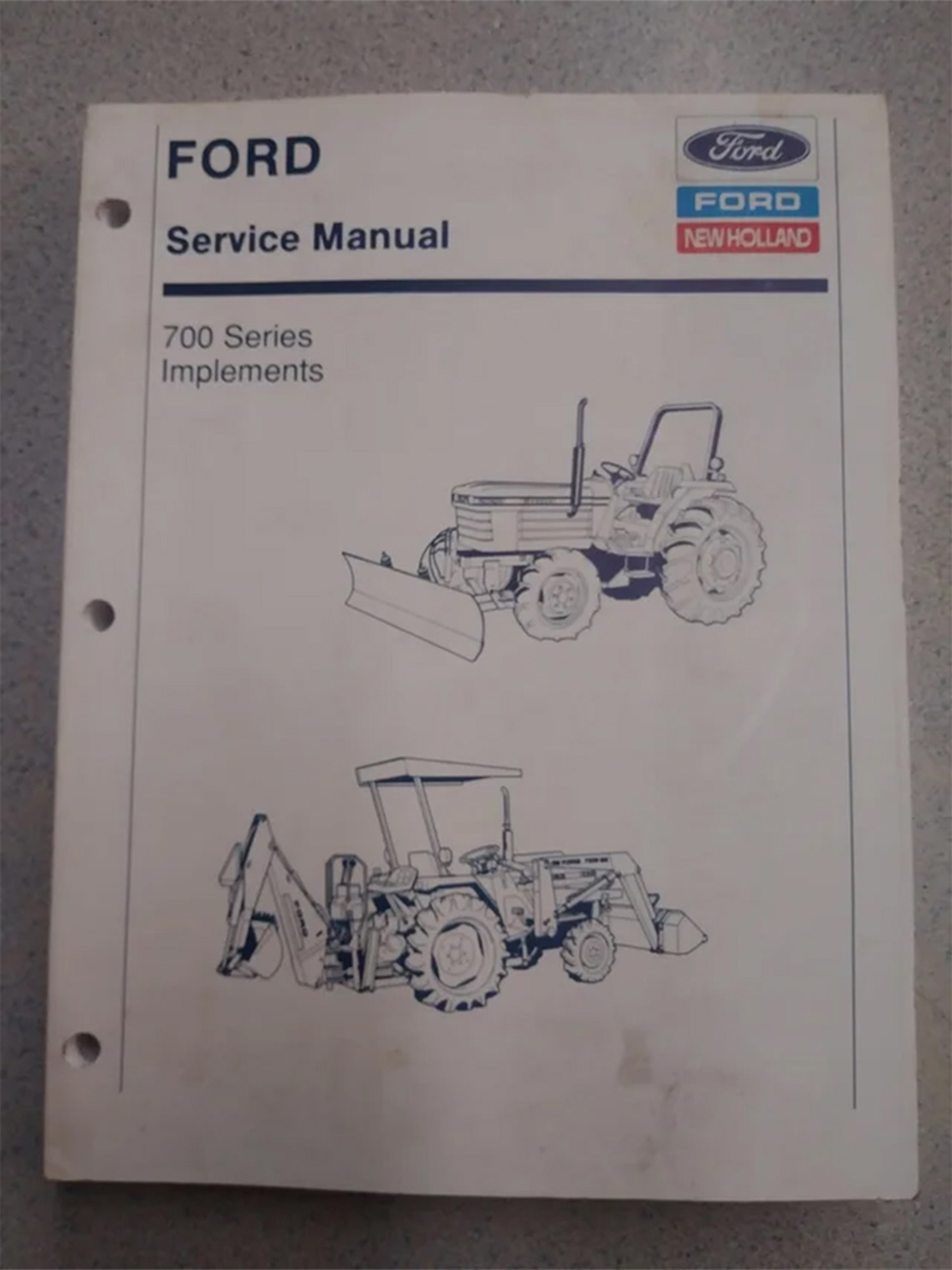 Ford 700 Series Implements Service Manual