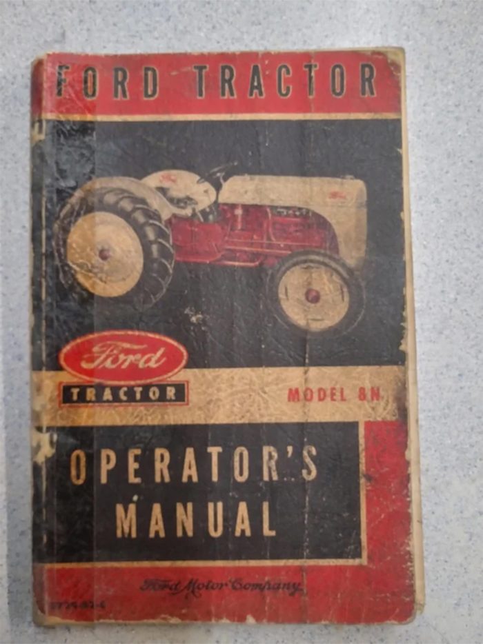 Ford 8N operators Manual 1952