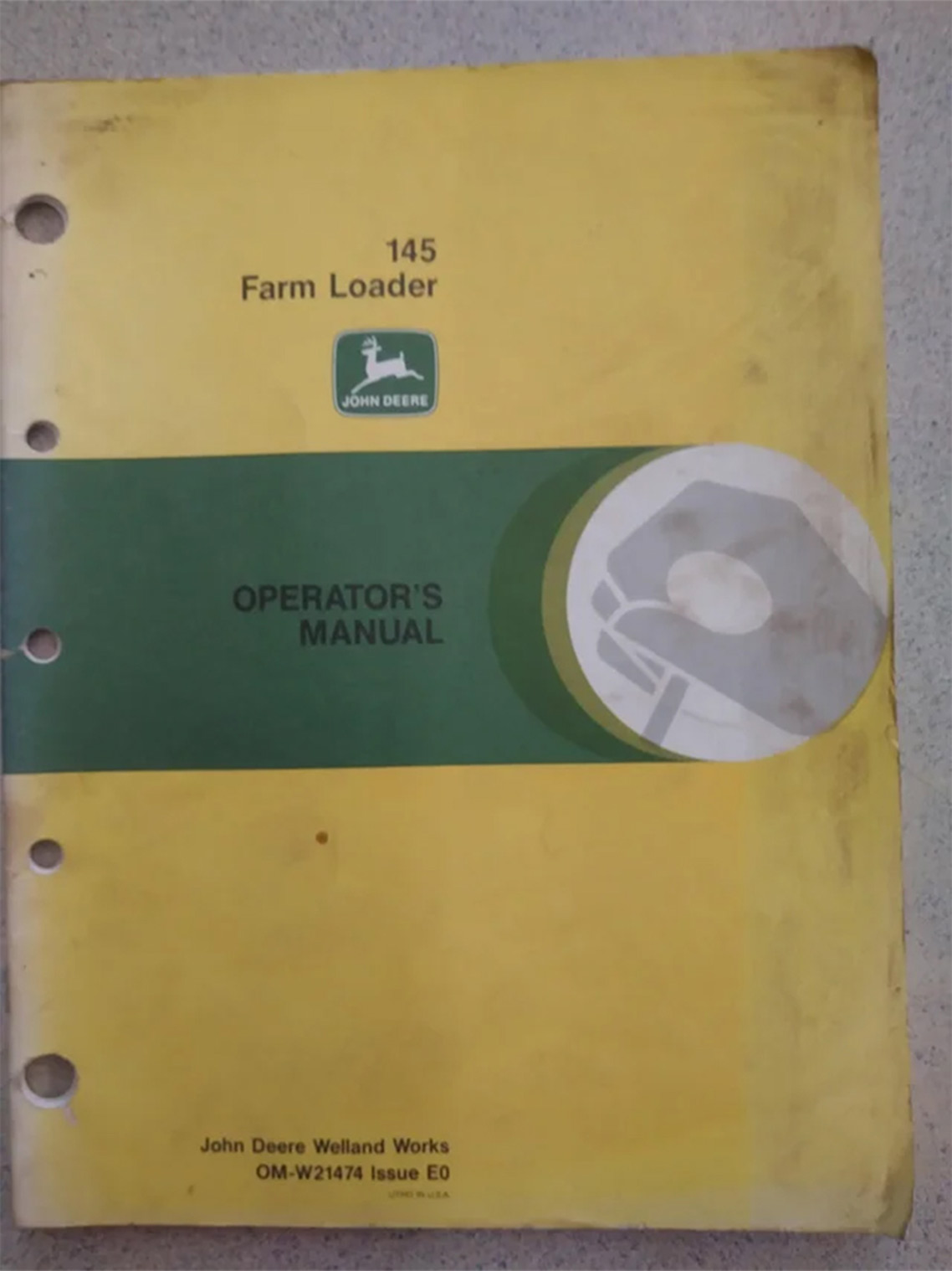John Deere 145 Farm Loader Operator's Manual
