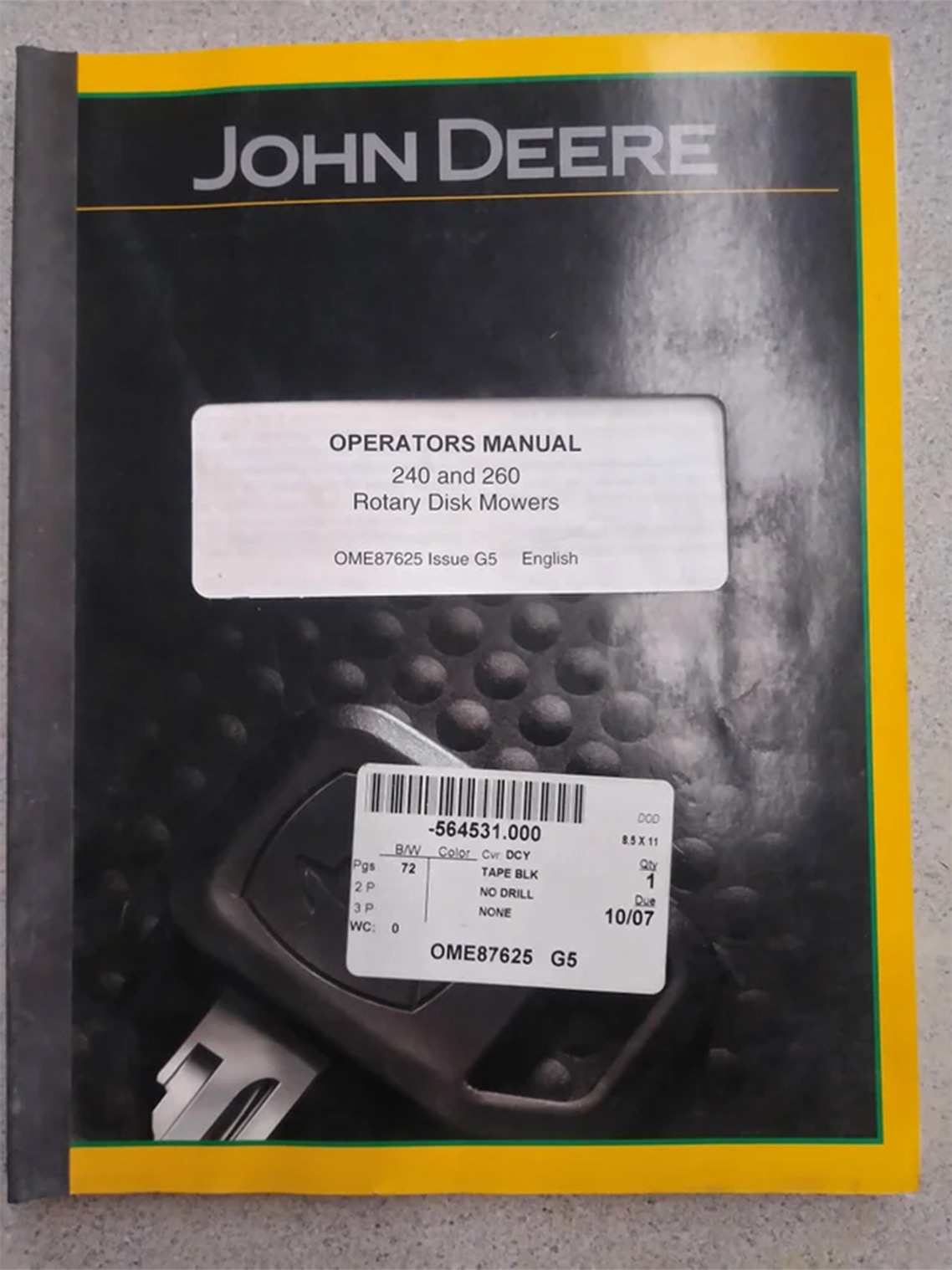 John Deere 240 and 260 Operator's Manual