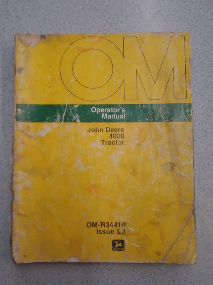 John Deere 4020 Operator's Manual