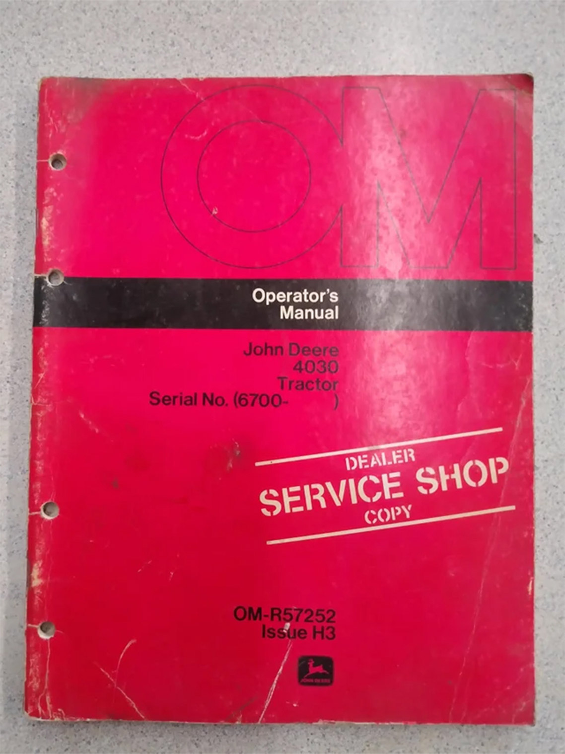John Deere 4030 Operator's Manual