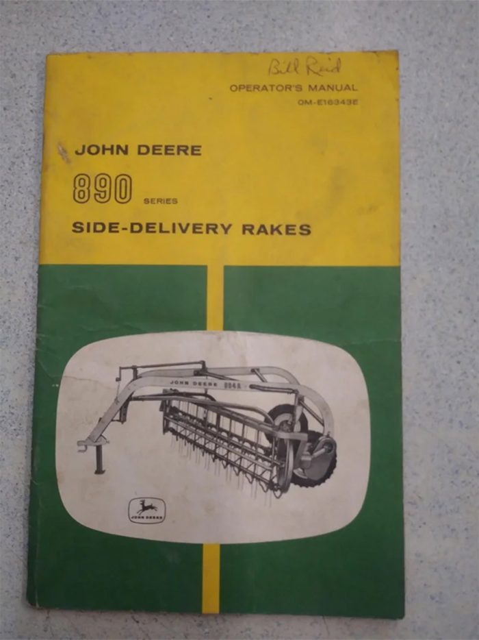John Deere 890 Series Operator's Manual