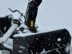 MK martin snowblower rear mount; pto; 48 inch- $3800.00