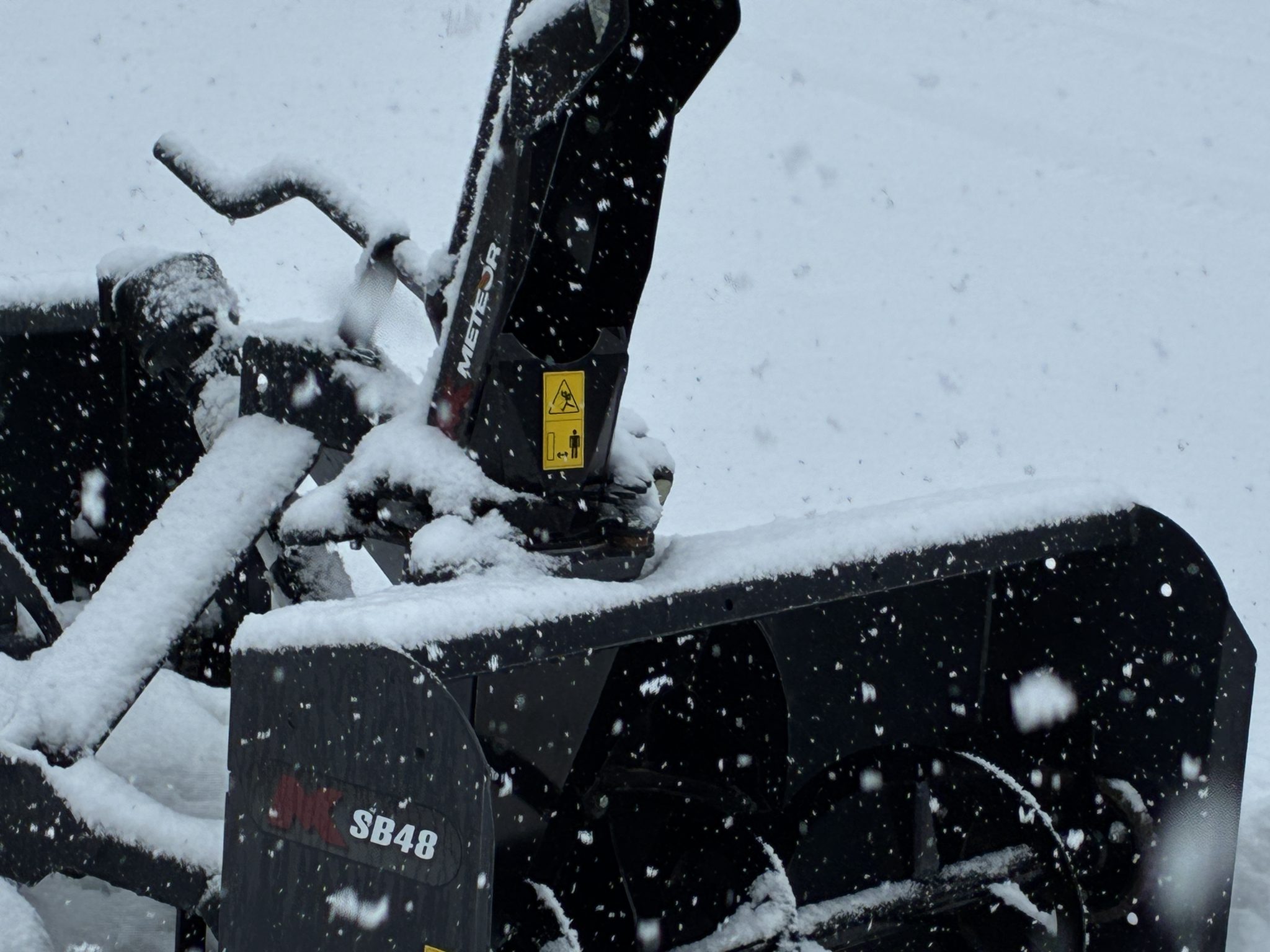 MK martin snowblower rear mount; pto; 48 inch- $3800.00